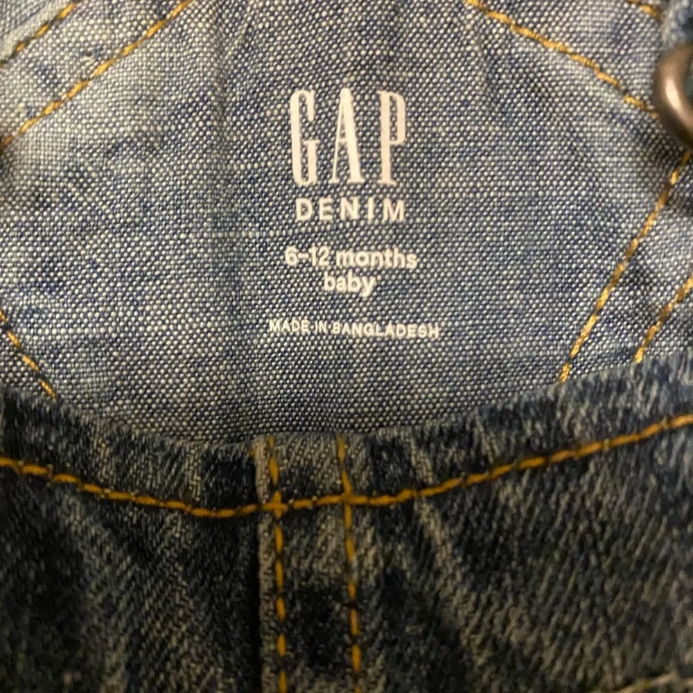 Baby Gap boys denim overalls. - Picture 2 of 2